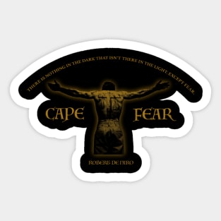 max cady on cape fear Sticker